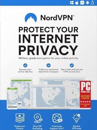 NordVPN Complete VPN Service (PC, Android, Mac, iOS) 10 Devices, 1 Month – NordVPN Key – GLOBAL