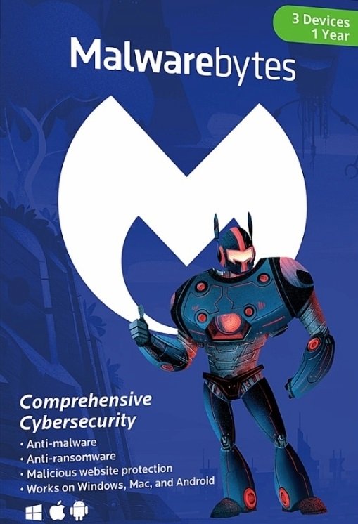 Malwarebytes Anti-Malware Premium (3 Devices, 1 Year) – PC, Android, Mac – Key (GLOBAL)