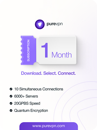 PureVPN (10 Devices, 1 Month) – PureVPN Key – GLOBAL